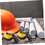 GLEAVI heavy duty sound blocking ear protector attached to hard hat