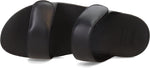 FitFlop women's lulu adjustable leather slides worn on foot