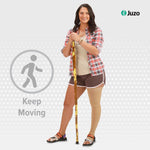 Juzo 20-30 mmHg open toe compression hosiery fabric