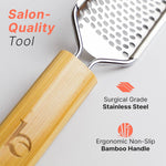 Close up of sharp stainless steel blade on callus remover