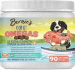 Bernie's OMG! Omegas Chews for Dogs - 5X Extra Strength DHA+EPA, Fish Oil, Healthy Skin & Coat, Allergy Relief, Joint Supplement (Salmon Flavor) - Image 9