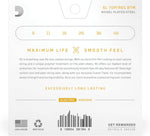 D'Addario 09-46 electric guitar strings packaging back view
