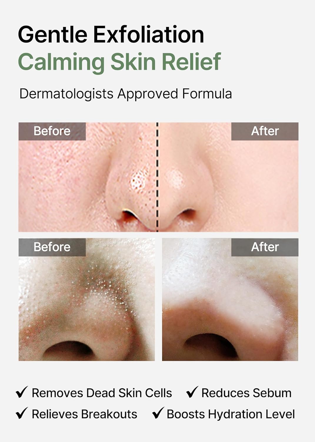 Packaging details of Celimax Korean exfoliating facial peels for troubled skin and breakouts.