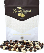 Authentic SweetGourmet one pound package of mixed chocolate espresso beans