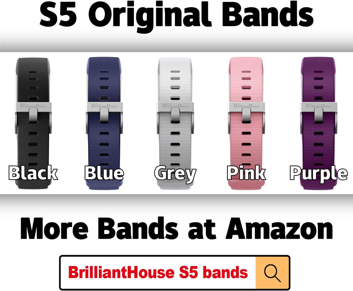 BrilliantHouse waterproof TPU replacement strap laid flat for display