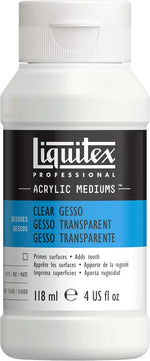 Liquitex professional clear gesso front view bottle