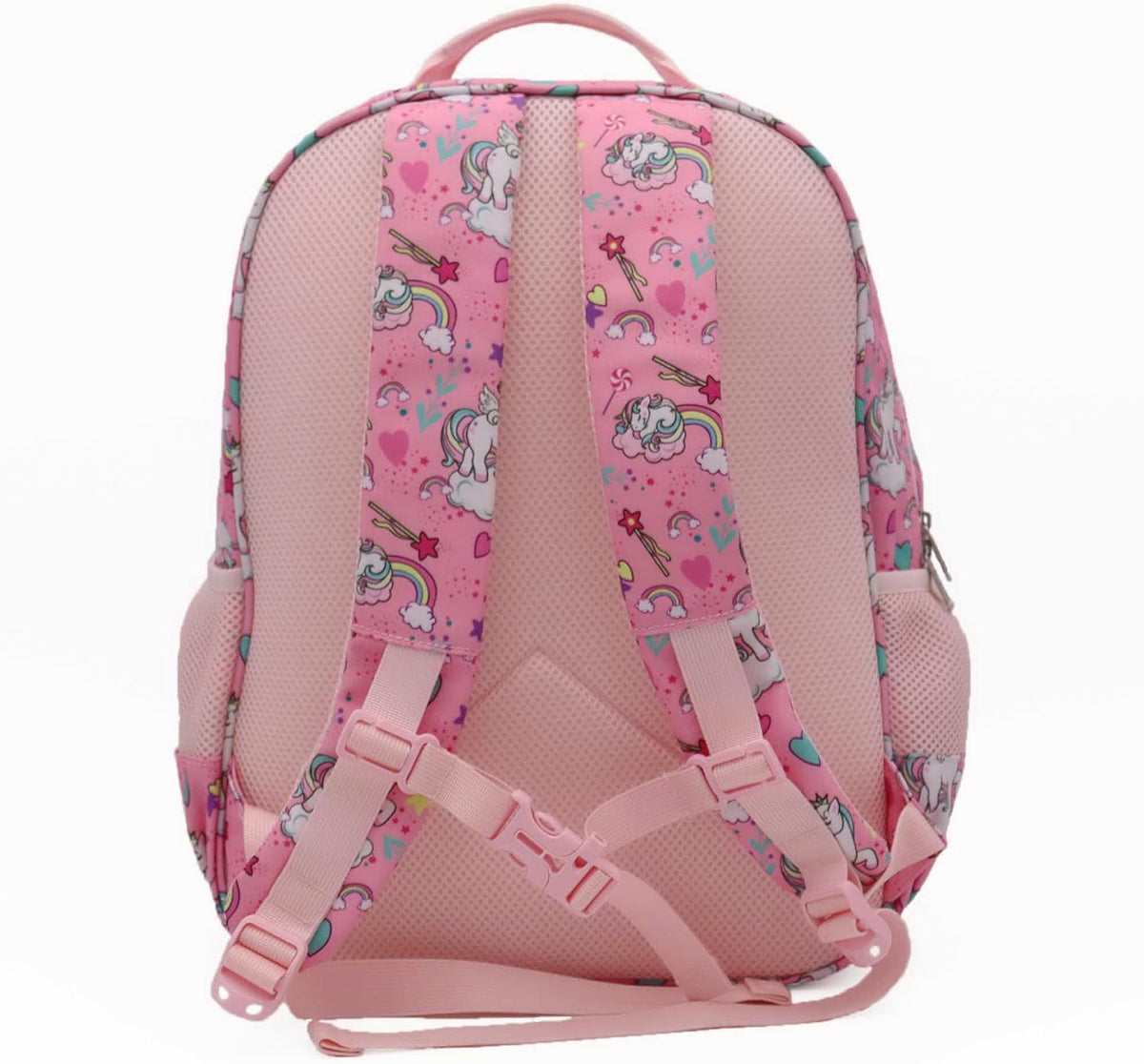 Dibsies school bag close up of front zippered storage pocket