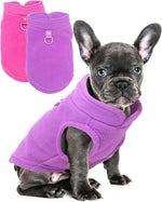 2 Pack Dog Sweater with Leash Ring Winter Warm Pet Sweater Thick Clothes Coat Fleece Dog Sweaters for Small Dogs Girl Boy for Chihuahua, French Bulldog, Dachshund,Medium(7-10lbs) - Image 9