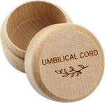 Thootyriaf modern wooden baby umbilical cord memorial box front view
