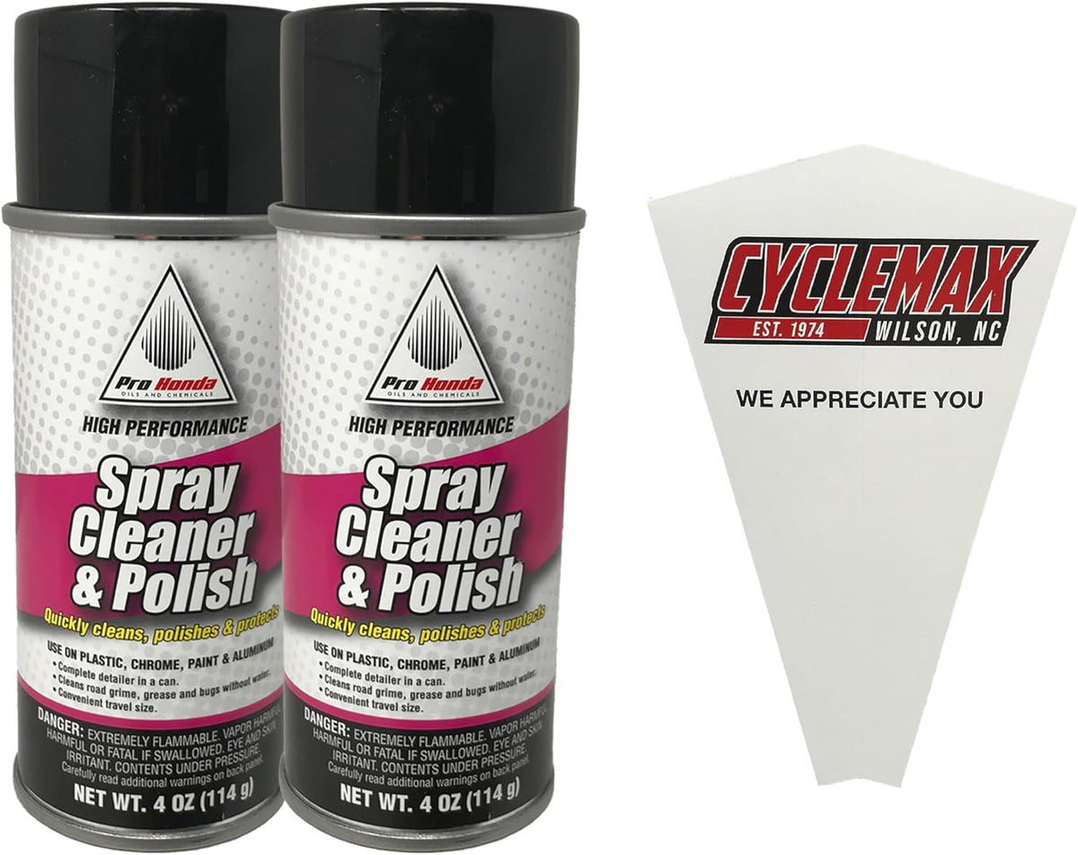 Honda Pro Honda Spray Cleaner and Polish two pack front view