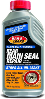 Bar's Leaks Rear Main Seal Repair 16.9 Fluid Ounce bottle front view authentic engine oil leak sealant