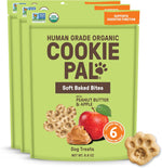 CookiePal Organic Soft Dog Treats Peanut Butter and Apple front packaging
