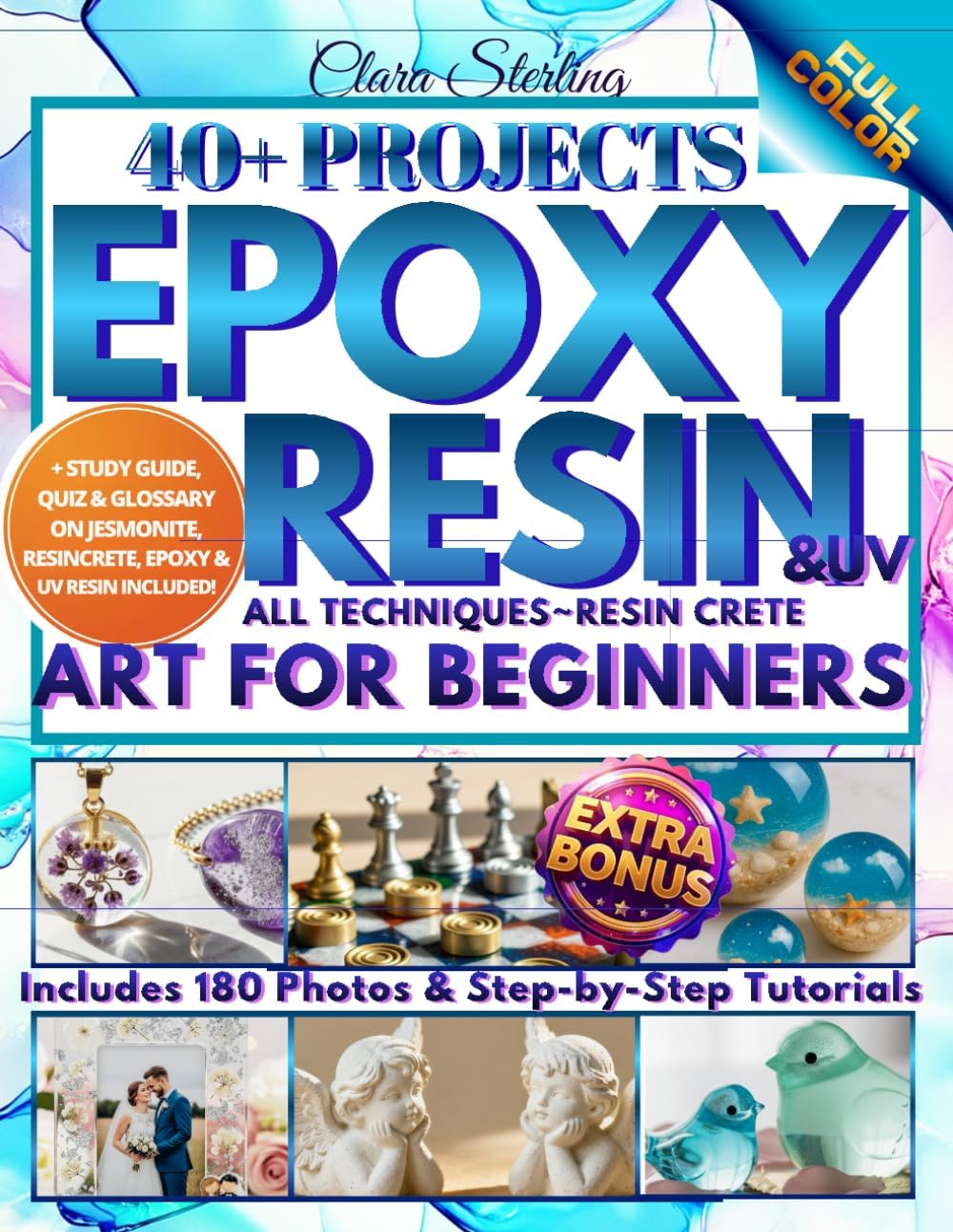 Epoxy Resin Art For Beginners book front cover