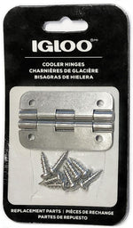 Igloo cooler stainless steel hinges replacement kit front view
