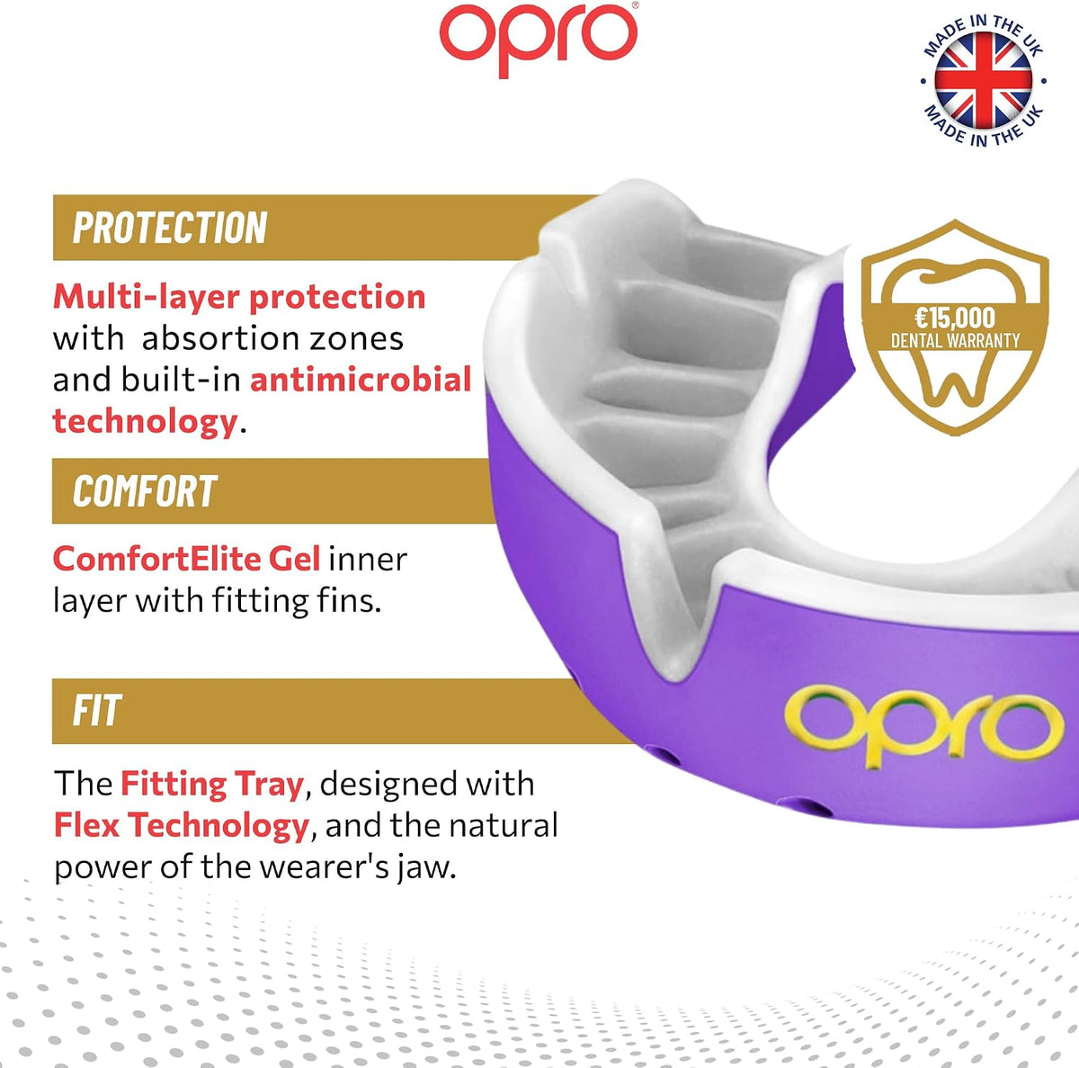 Close-up view of the patented compression cage and anatomical fins