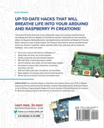 Paperback cover and spine details for Hacking Electronics Arduino and Raspberry Pi