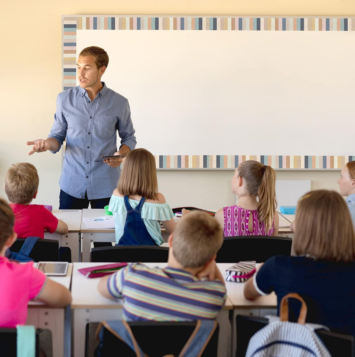 Teacher Created Resources border trim lifestyle setup in school classroom