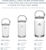 Durable eighteen-eight stainless steel Stanley hydration jug for sports.