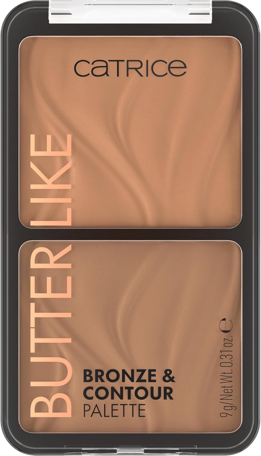 Catrice Butter Like Bronze & Contour Palette | 2-in-1 Ultra-Blendable Bronzer & Contour Duo | Buttery Powder Texture | Vegan & Cruelty Free (010 | Born To Shape) - Image 1