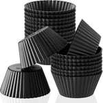 Patelai reusable silicone wax melt warmer liners front view showing a black flexible tray