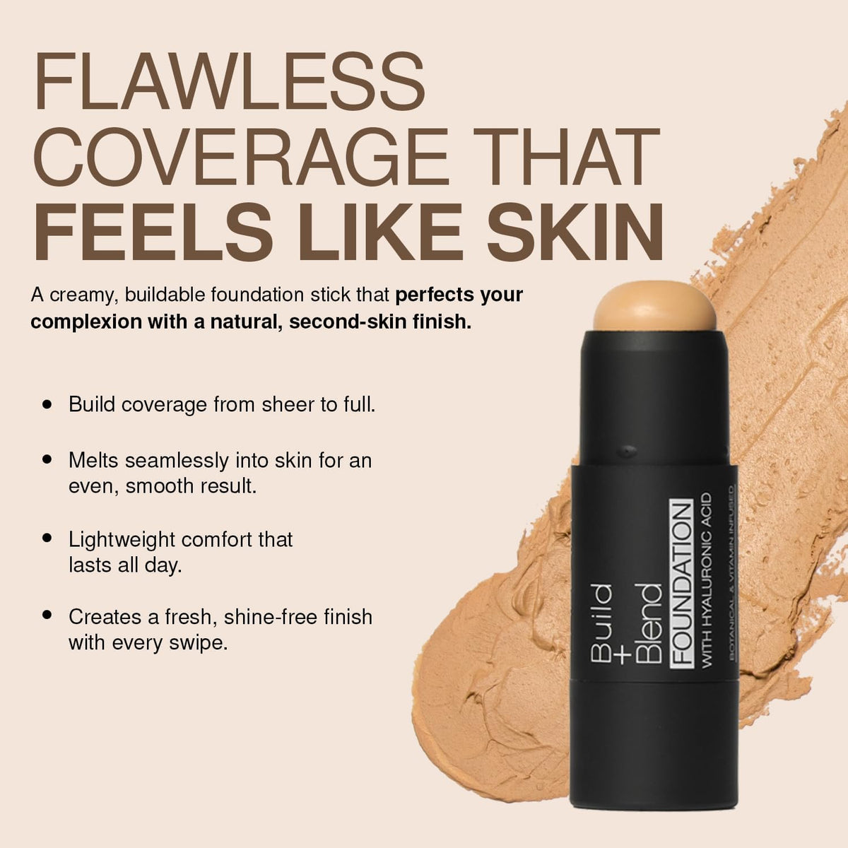 Palladio professional makeup stick angled side view
