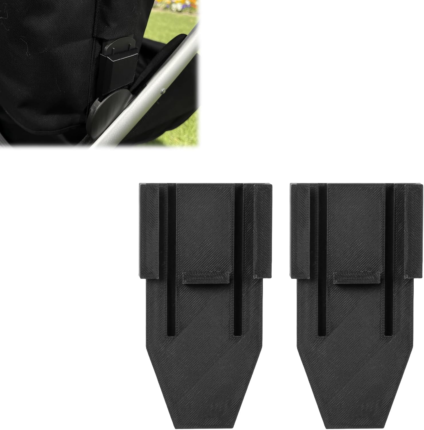 Superhao bottom basket adapter for Cybex Gazelle S front view