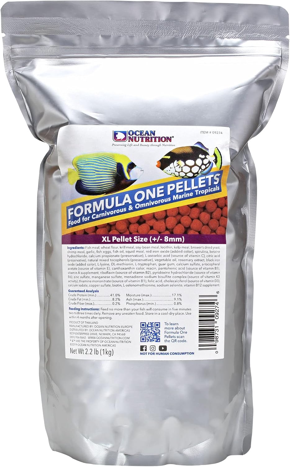 Ocean Nutrition Formula One Pellets 3.5-Ounces (100 Grams) Jar - Small Pellet Size - Image 12
