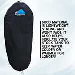 Polar Protector stock tank cover used on a raised garden bed
