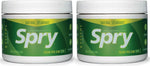 Spry cavity prevention xylitol chewing gum 100 count jar angled product shot