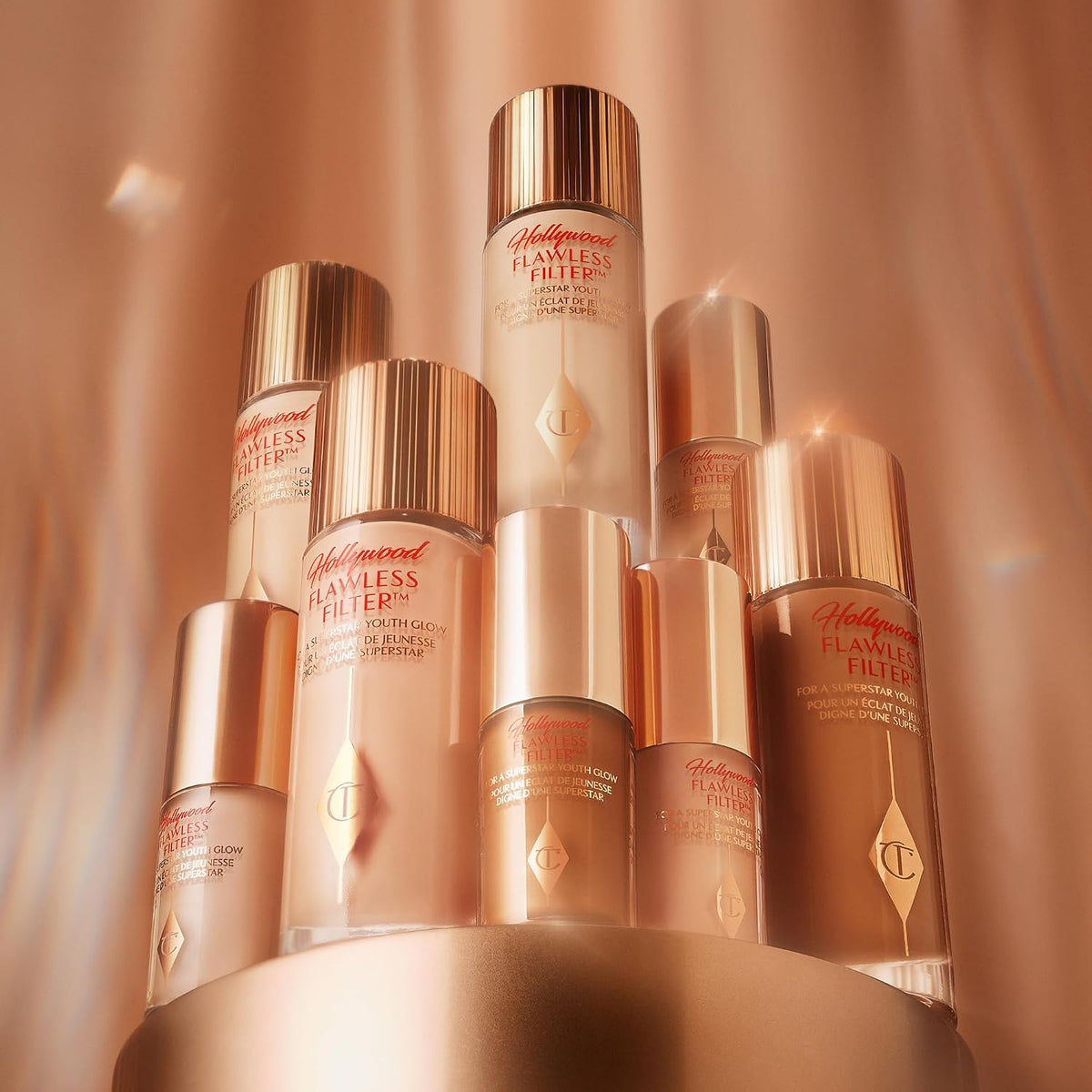 Charlotte Tilbury Hollywood FlawlessFilter - MultiUse Makeup Primer, Complexion Booster & Illuminating Liquid Highlighter with Sheer Coverage - Smooths & Blurs Skin - Image 15
