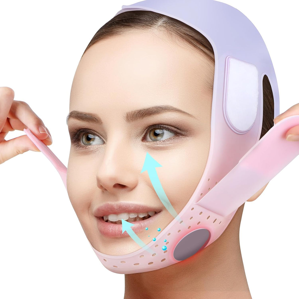 Jusron Reusable V Line Silicone Face Strap front view