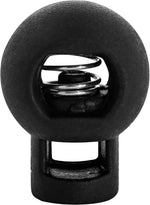 Super Z Outlet black round ball cord lock stoppers 20 piece pack