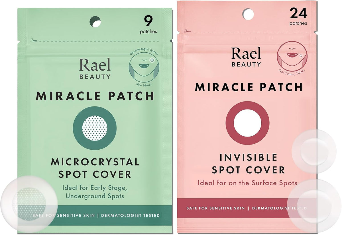 Rael Pimple Patches, Miracle Microcrystal Spot Cover - Hydrocolloid Acne Pimple Patch with Tea Tree Oil, Early Stage Zits and Blemish, Korean Skin Care (9 Count) - Image 10