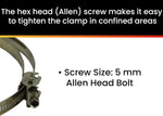 ProTie 33710 quick release worm drive housing detail