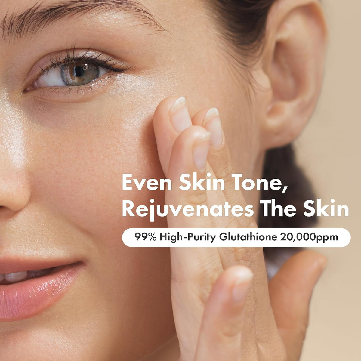 Tosowoong 20000ppm glutathione serum dropper dispensing liquid for intense facial hydration