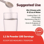 Micro Ingredients creatine monohydrate powder scoop measurement demonstration.