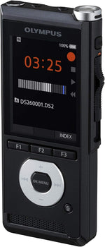 Olympus DS-2600 Digital Voice Recorder front view with slide switch