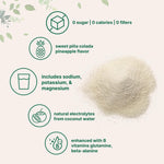 Micro Ingredients pineapple pina colada flavor powder texture close up