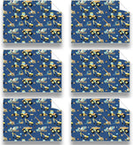 Boerni excavator and dump truck themed wrapping paper close up