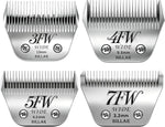 BILLAR(R) 5FW Dog Grooming Wide Blade,Detachable Pet Dog Grooming Blades,Compatible with Andis,Oster A5,Wahl km10 Clippers.Cutting Length 1/4 in(6.3mm) - Image 10