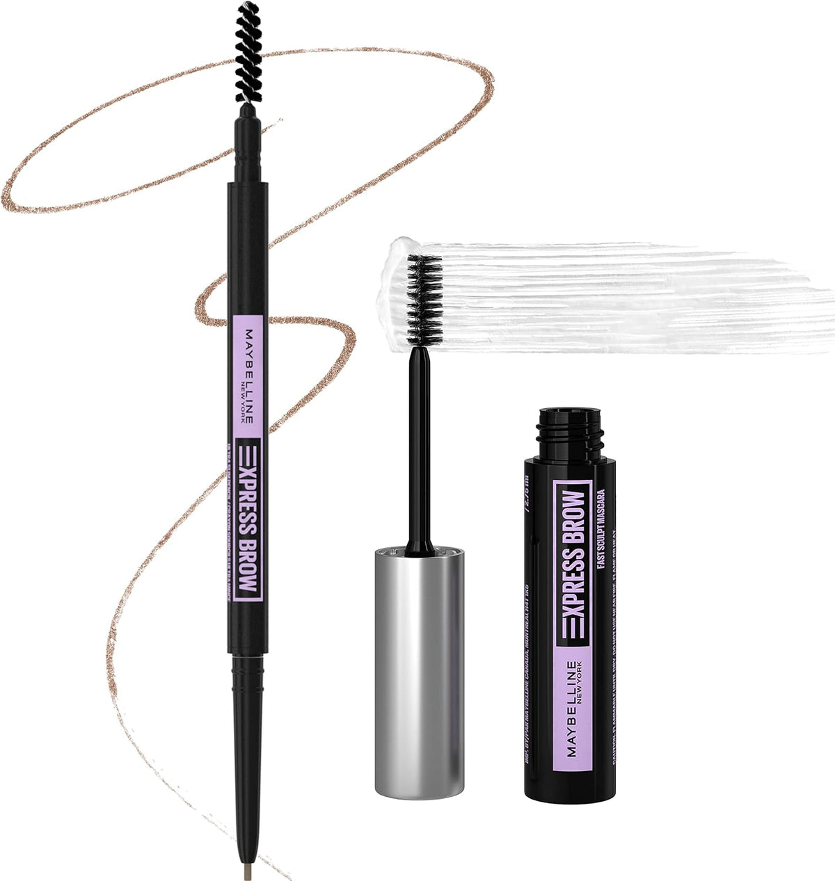Maybelline Express Brow Ultra Slim Eyebrow Makeup, Brow Pencil with Precision Tip and Spoolie for Defined Eyebrows, Deep Brown, 1 Count - Image 10