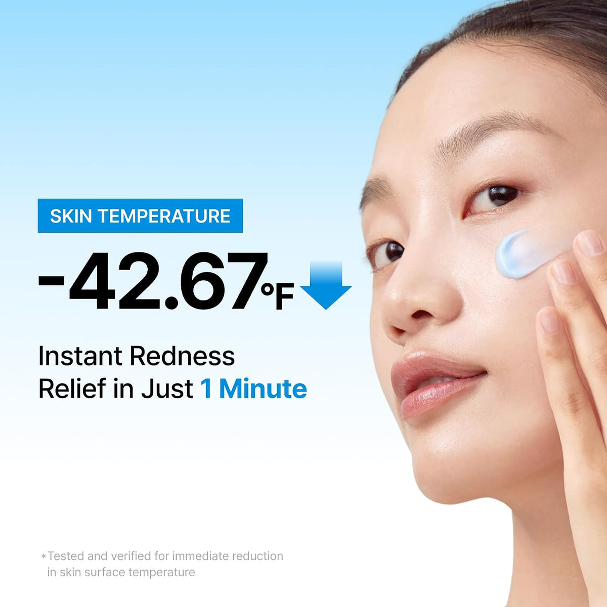 Authentic Dear Klairs blue skincare set for redness relief