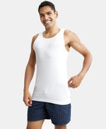 Jockey super combed cotton rib vest lifestyle shot