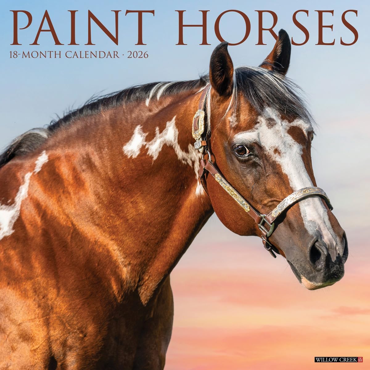 Paint Horses 2026 Wall Calendar - Image 1
