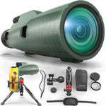 Hd360pro 12x56 monocular telescope front view