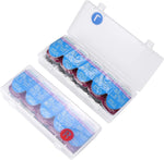 Mushenji 2 pack contact lens organizer case front view