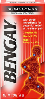 Ben Gay Ultra Strength Topical Pain Relief Cream front view