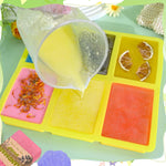 Clear glycerin and shea butter melt and pour soap bases unboxed