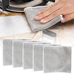 Teamoda Multipurpose Wire Dishwashing Rags front view 5 pack set