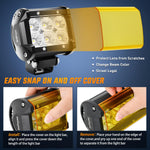Nilight LED light pods waterproof IP67 testing display